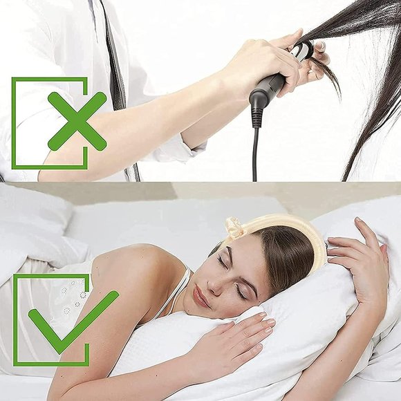 Heatless Hair Curlers For Long Hair to Sleep Overnight, MH MOIHSING Women Girls - Picture 4 of 6